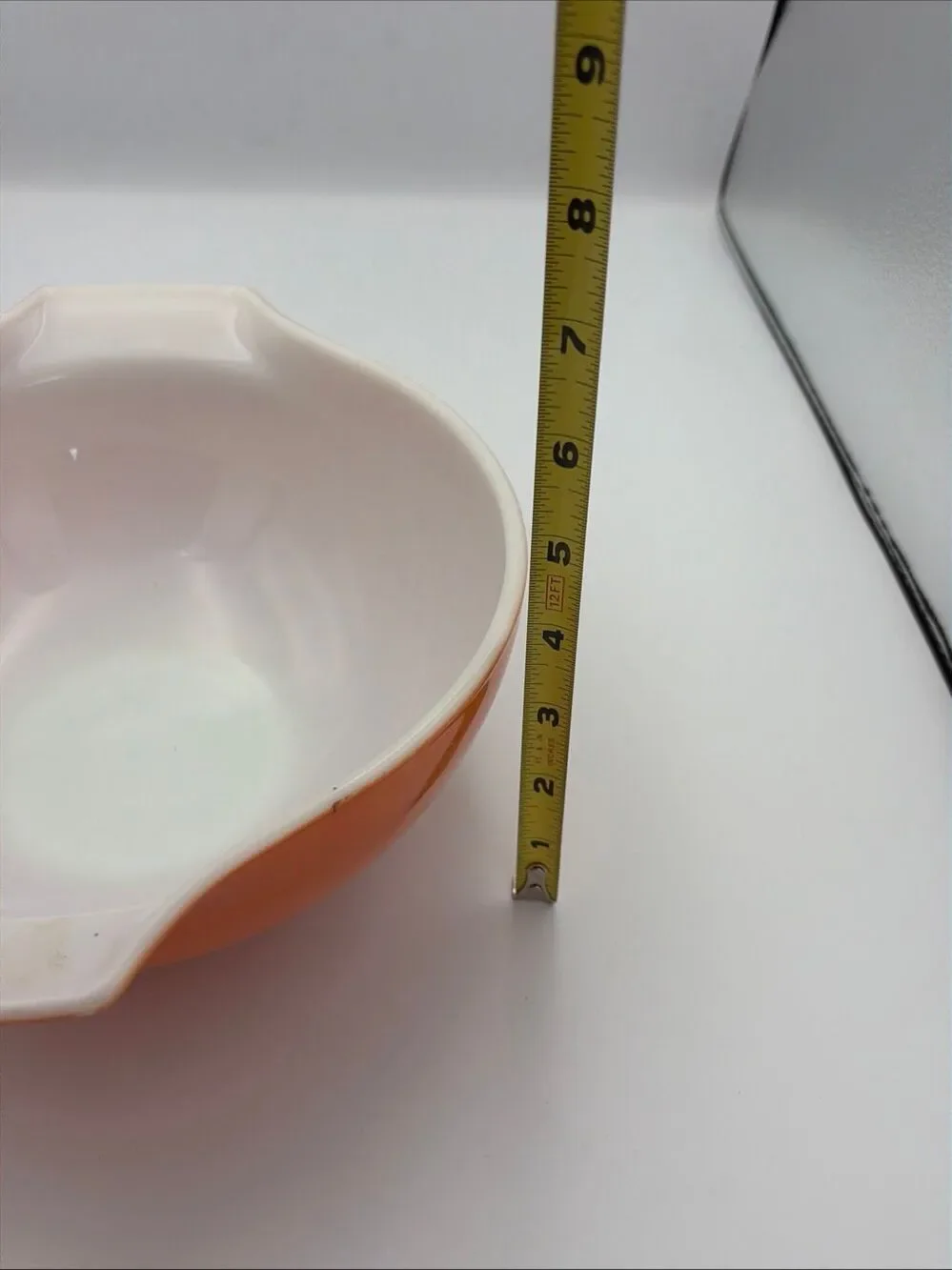 Pyrex Autumn Harvest Wheat #443 Cinderella Mixing Bowl 2.5L Orange Vintage 1978